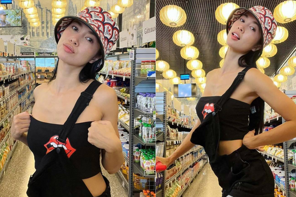 Ăn mặc 'có như không có' ở siêu thị, nhiều hot girl Việt bị netizen nhắc khéo - Ảnh 1